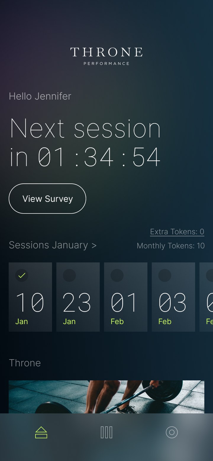Member dashboard